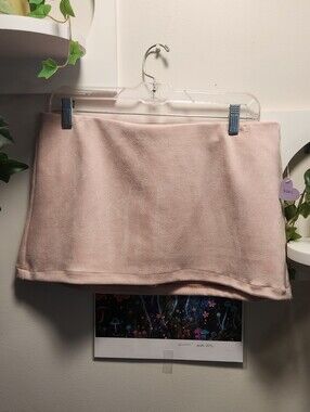 Classic Blush Pink Mini Skirt/shorts - Clean A-Line Style